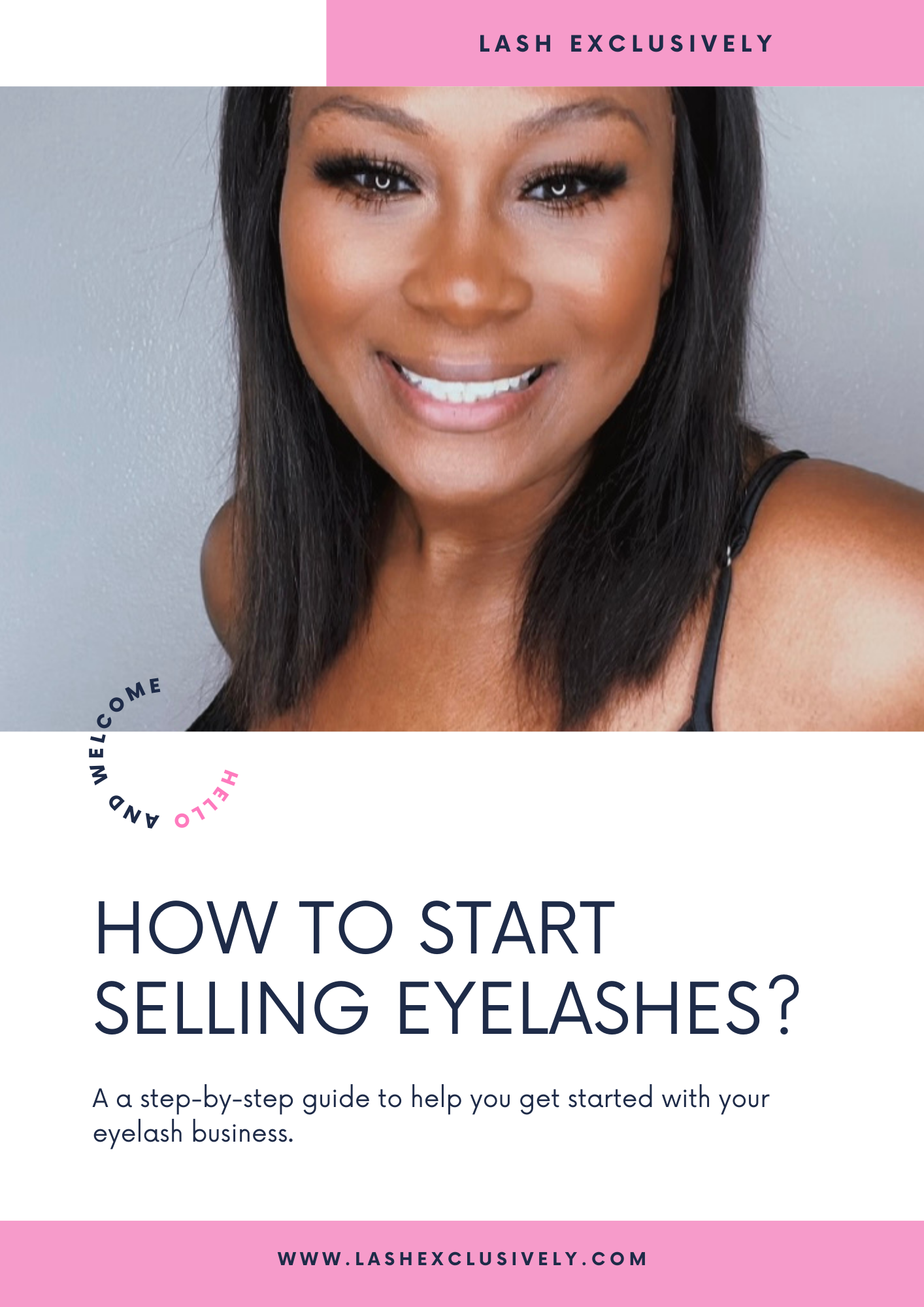 How To Start Selling Lashes E-Book